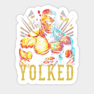 Yolked Up Sticker